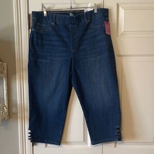 Kim Rogers Navy Tummy Control Jeans size 18